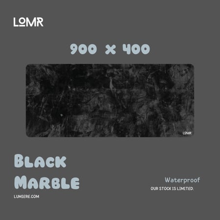 Black Marble Mousepad - ماوس باد بلاك ماربل
