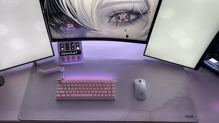 Mousepad Pink Marble - ماوس باد بينك ماربل