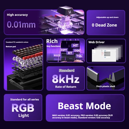 AULA Win68 HE and Win60 HE Magnetic RT E-Sports Keyboard - كيبورد