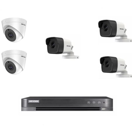 عدد 5 كاميرا 8 ميجـا مع جهاز تسجيل 8 قنوات  يدعم حتي 8 ميجا