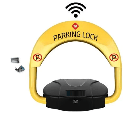 حاجز مواقف يعمل بحساس الاستشعار التلقائي للسيارة عن بعد + 2 ريموت