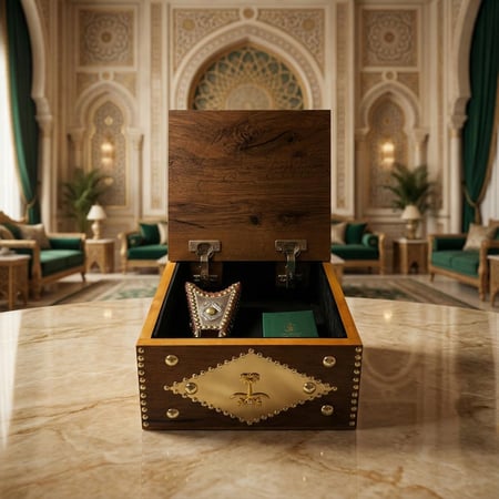 صندوق خشب فاخر للإهداء ( مبخرة شخصي + عود )