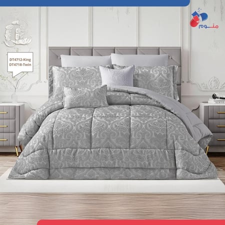 مفرش جاكار 8 قطع DT4712