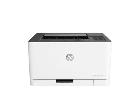 طابعة HP LaserJet Color 150nw - طابعة ليزر ملونة صغيرة الحجم - أبيض