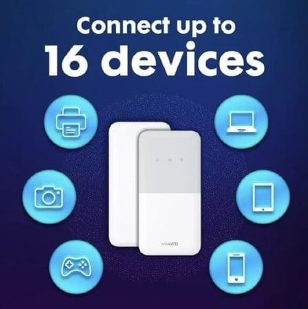 راوتر هواوي متنقل WiFi Cute S LTE الجيل الرابع