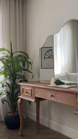 بكج تسريحة + مرايا كلاسيكي عتيق