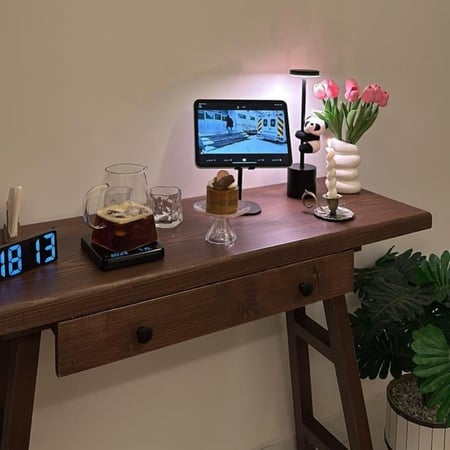 كورنر خشبي + رف جداري هدية !!