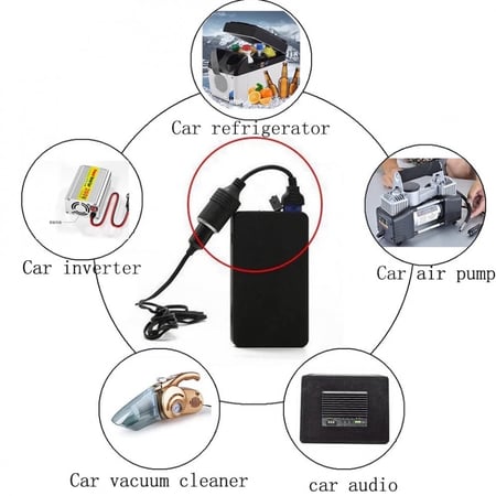 وصلة ولاعة تركب على البطارية المتنقلة