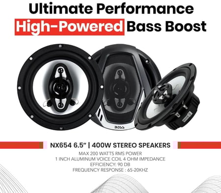 سماعات BOSS NX654 6.5" 400W