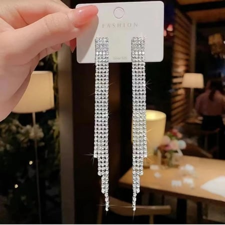 حلق اذن طويل من ساره بوتيك