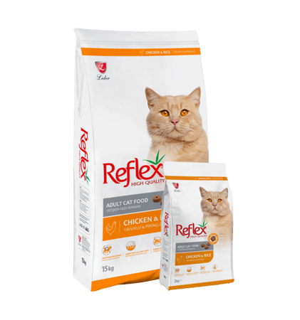 ريفليكس طعام جاف بالدجاج والأرز 15KG