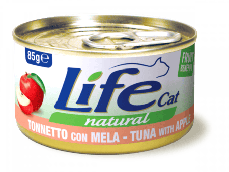 معلبات لايف كات بنكهات متعددة 85G