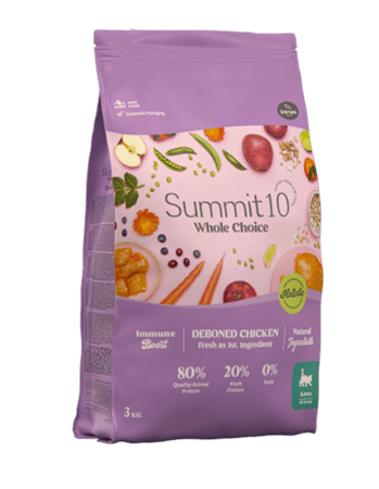 طعام جاف من شركة SUMMIT 10 للقطط الصغيرة 3KG
