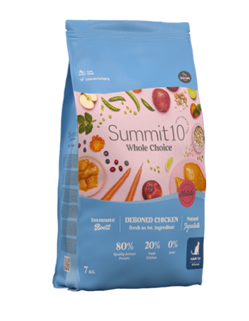 طعام جاف من شركة SUMMIT 10 للقطط البالغة 7KG