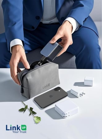حقيبة تخزين وتنظيم للأجهزة والإكسسوارات من Link Up