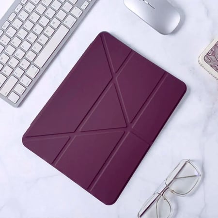 جراب حافظة فوليو للايباد خلفية شفافة