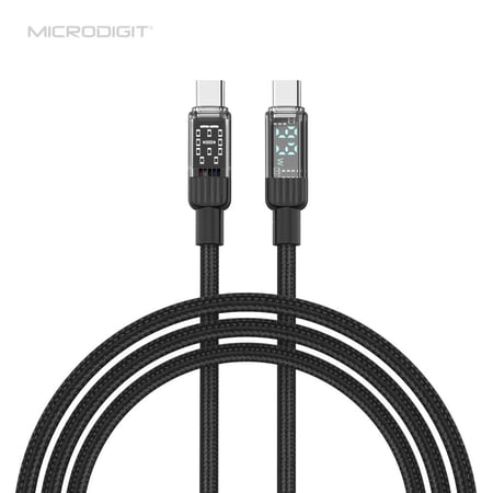 كابل PD Type-C إلى Type-C - DCPD267T من Microdigit