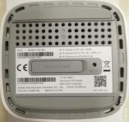 راوتر موبايلي 5G | CPE 5 موديل H155-381 _ يدعم وبايلي