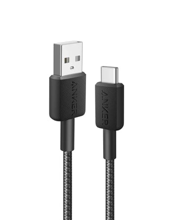 Anker Cable 322 USB-A to USB-C 3ft Black