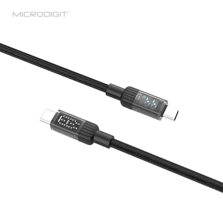 كابل PD Type-C إلى Type-C - DCPD267T من Microdigit
