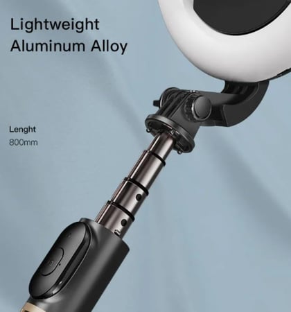 يسيدو ستاند تصوير وعصا سيلفي لاسلكي مع رينق لايت SF12