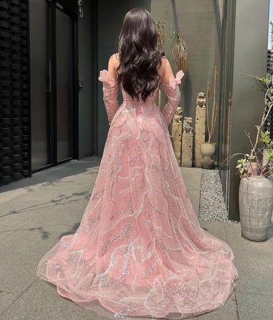 فستان سهرة  فخم /Mair Fashion