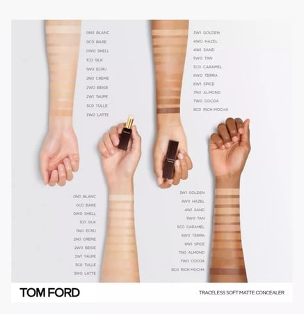 كونسيلر توم فورد تريسلس سوفت مات بالحجم الكامل اختر لونك المفضل