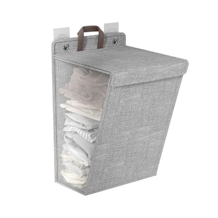 Multi-functional Finishing Storage Wall Hanging Clothes Dirty Clothes Basket New Good Dirty Clothes Basket Foldable Household Dormitory Dormitory