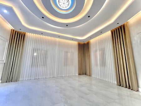 ستائر بلاك اوت مع شيفون