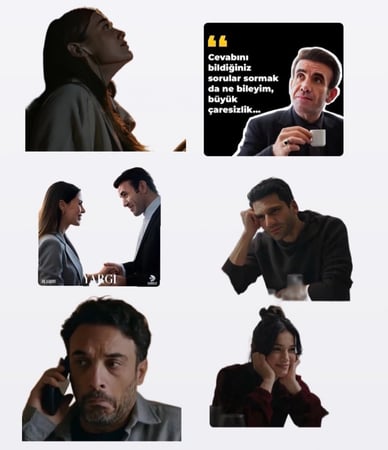 ستيكر مسلسل القضاء متنوع