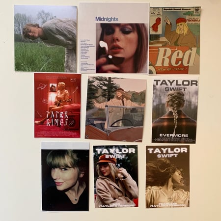 مجموعه ستيكر لتايلور سويفت9قطع