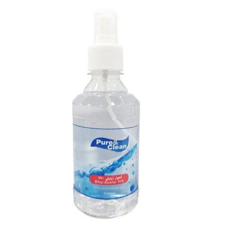 معقم  كحول إيثيلي300 ملي 70%