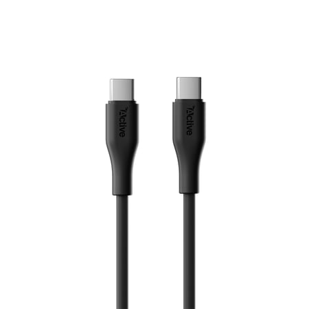 Active Link كابل USB-C إلى USB-C بقدرة 60 واط اسود
