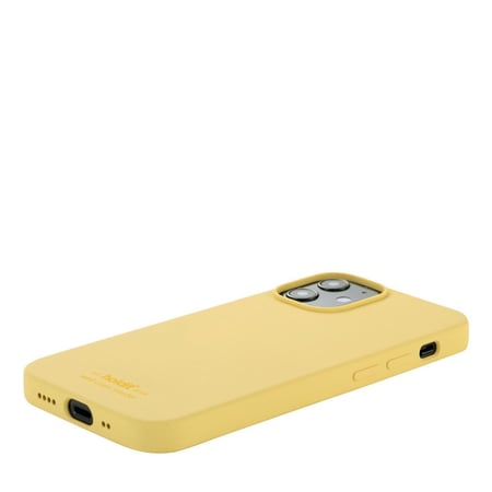 غطاء سيليكون للآيفون 12 ميني لون أصفر