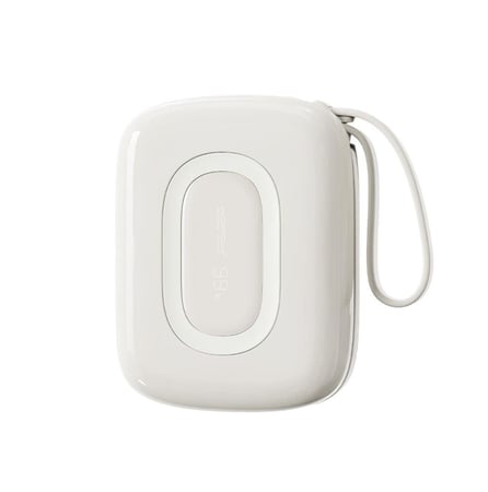 شاحن متنقل MiniGo SQ63 بسعة 10,000 ملي أمبير- أبيض