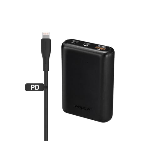 شاحن متنقلAir10 بسعة 10,000 ملي أمبير + كيبل ايفونTP PD