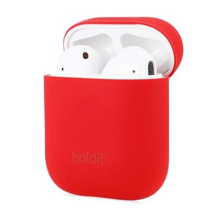 هولدت غطاء سيليكون ايربودز - لون أحمر