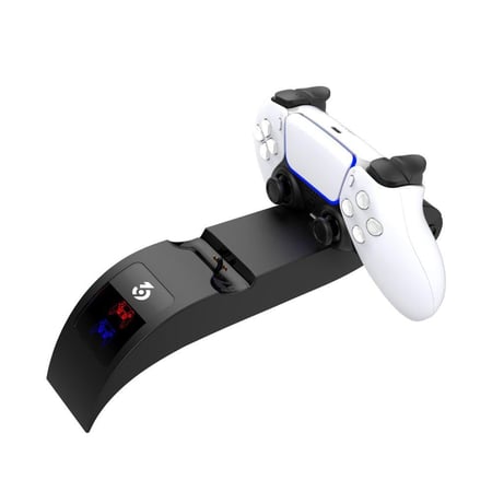 قاعدة شحن مزدوج لوحدات التحكم 369 لبلايستيشن 5