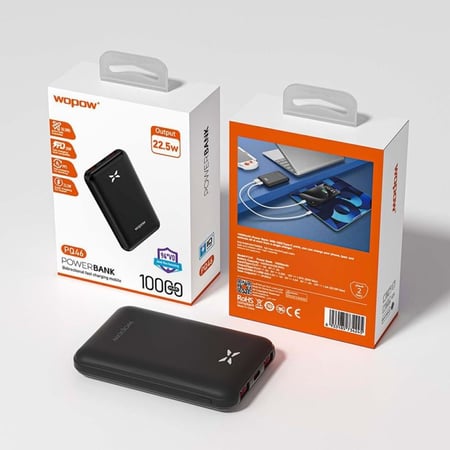 شاحن متنقلPQ46 بسعة 10,000 ملي أمبير- لون أسود