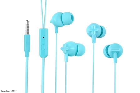 سماعة ستيريو WOPOW AU03 أزرق