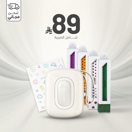 شاحن متنقل MiniGo SQ63 بسعة 10,000 ملي أمبير- أبيض