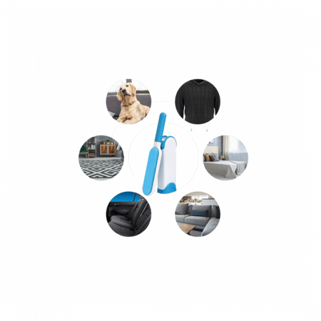 مزيل شعر الحيوانات الأليفة مع قاعدة التنظيف الذاتي