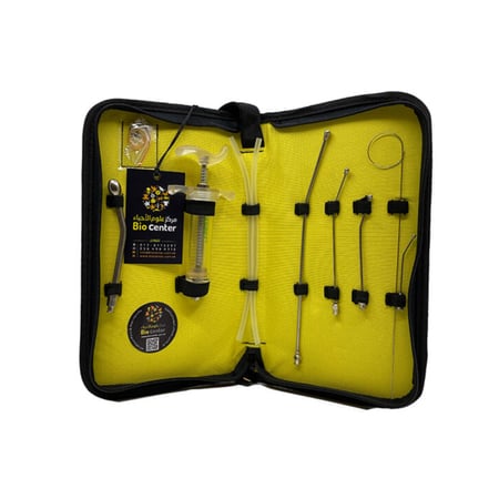 مجموعة ابرة التغذية للطيور برأس منحني