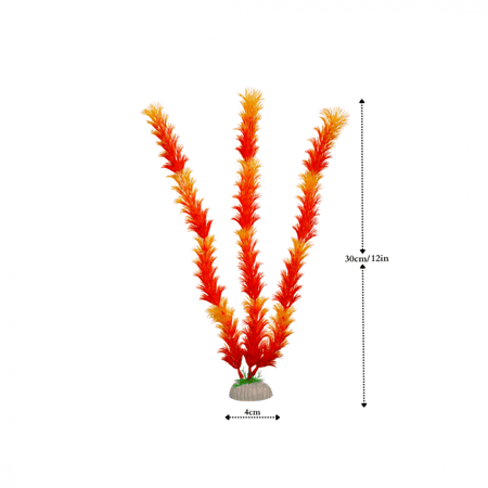 نبتة بلاستيكية لزينة أحواض السمك