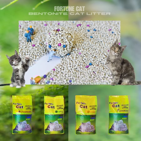فورتون كات | رمل للقطط برائحة الفراولة