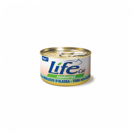 لايف كات طعام للقطط بالتونة وسمك ألاسكا بولوك