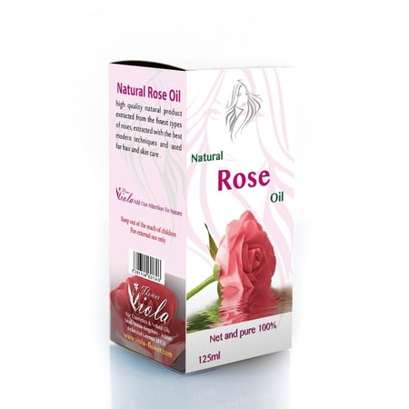 زيت الورد الطبيعي 125 مل