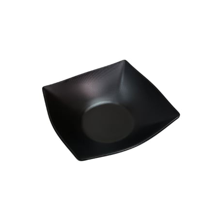 صحن تقديم ميلامين اسود 20 سم
