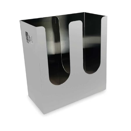 حامل اكواب استيل ثنائي