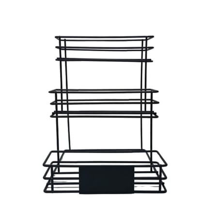 استاند وحامل قوارير ونكهات اسود 3 ادوار